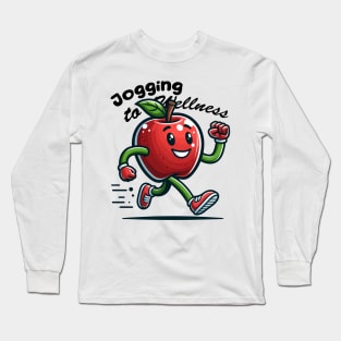 jogging to wellness Long Sleeve T-Shirt